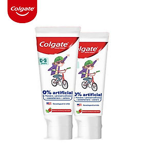 Bộ 2 Kem đánh răng trẻ em Colgate Kid Free From 6-9 80g tuýp