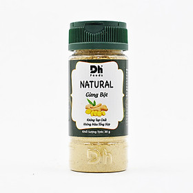 Natural Gừng bột 30g Dh Foods - Bột gừng nguyên chất 100%