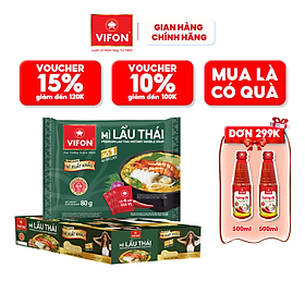 Thùng 20 gói mì xuất khẩu lẩu thái/ mì kim chi vifon 80gr/gói
