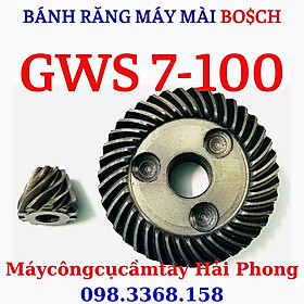 Bánh răng máy mài góc BO$CH f100 Mod.GWS 7-100 ( Nhông GWS7-100 )