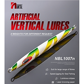 Mồi Jigging Noeby NBL 1007N, 100g, màu ngẫu nhiên