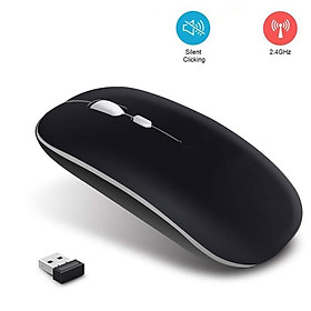 Mua Chuột không dây Vinetteam pin sạc kết nối USB 2.4G Bluetooth chất lượng cao không gây tiếng ồn - hàng chính hãng