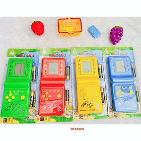 Bộ Máy Trò Chơi Game Điện Tử + Tặng Pin Nhiều Màu Cầm Tay Đồ Chơi Hàng Đẹp - Game+ Pin Ngẫu Nhiên