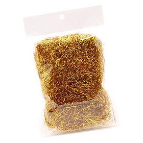3-5pack Metallic Shred Filler Fine Cut Gift Wrapping and Basket Filling Gold