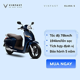 Xe máy điện VinFast Klara S 2022 - Xanh tím than
