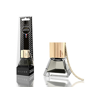 Tinh dầu treo ô tô Aroma Car Prestige Wood 7ml - Silver