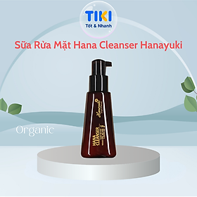 Sữa rửa mặt hana cleanser hanayuki chính hãng srm dịu nhẹ cho da nhạy cảm 120g