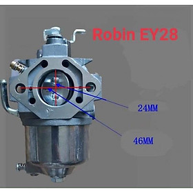 Bình xăng con (chế hòa khí) máy Robin EY28
