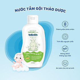 Nước tắm gội thảo dược cho bé Kutieskin 200ml