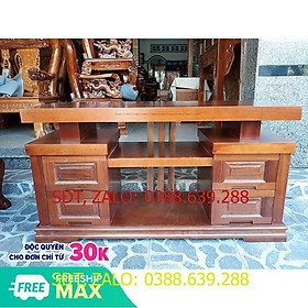 Kệ tivi gỗ xoan 1m2 , KỆ ĐỂ TIVI BẰNG GỖ , kệ gỗ trang trí