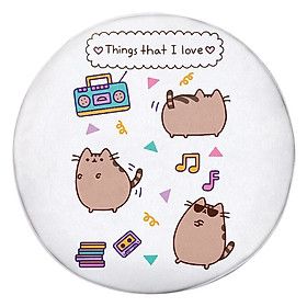 Gối Ôm Tròn Pusheen Things That I Love GOCT182