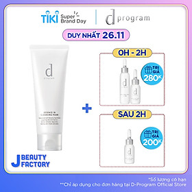 SỮA RỬA MẶT D PROGRAM TẠO BỌT DƯỠNG DA 120G