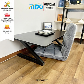 Mua Bộ bàn + ghế gaming ngồi bệt chân Z TIDO TI-GMBCZ - Khung sắt chữ Z  gấp gọn - Bàn dài 1m - 1m2