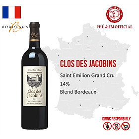 Rượu Vang Đỏ Pháp Clos des Jacobins