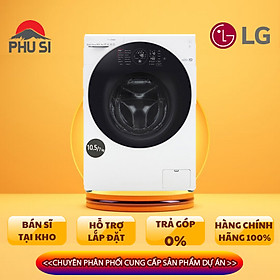 Máy giặt sấy LG Inverter 10.5 kg FG1405H3W1 - Hàng Chính Hãng