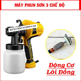 Mua Máy Phun Sơn Cầm Tay Công Suất Lớn 3 Chế độ Phun Đa Năng Cao Cấp Chẩn Lõi Đ.ồng