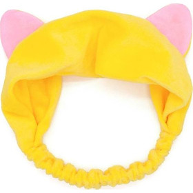Băng Đô Rửa Mặt ,Tắm Hình Tai Mèo Cute - Vàng