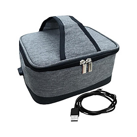 USB Lunch Box Packet Lunch Heater Tote Electric Heated Lunch Box Electric for Car Working Camping