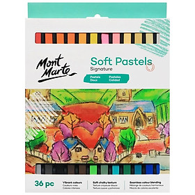Hình ảnh Phấn tiên Mont Marte soft pastel 12/36 màu