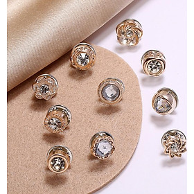 Sét 10 ghim cúc trang trí quần, áo, mũ, ba lô GC191 mẫu mới