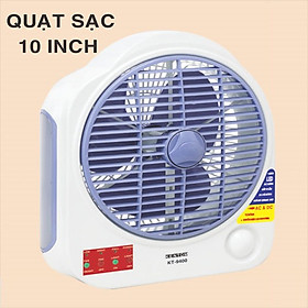 Hình ảnh QUẠT SẠC KENTOM CÓ ĐÈN KT-9400 1 BÌNH