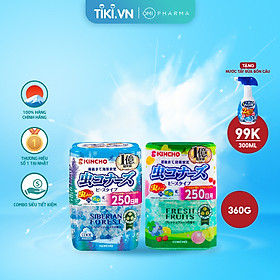 Combo 2 Hộp Làm Thơm Phòng Và Đuổi Muỗi Dạng Hạt 250 Ngày Hương Trái Cây, Hoa Rừng Kincho Nhật Bản (360g/Hộp)