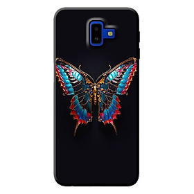 Ốp lưng cho Samsung Galaxy J6 Plus bướm màu sắc 1 - Hàng chính hãng