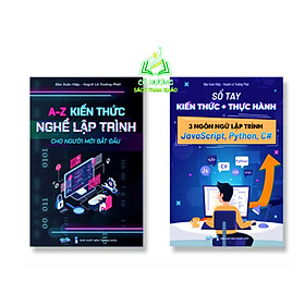 Hình ảnh Sách - Combo 2 Sách Hướng Dẫn Kiến Thức Lập Trình từ A-Z Và Sách Thực Hành 3 Ngôn Ngữ Lập Trình JavaScri ( wup )