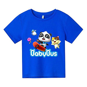 Áo thun cho bé, Áo thun trẻ em BABYBUS, 4 màu, có size người lớn, Anam Store