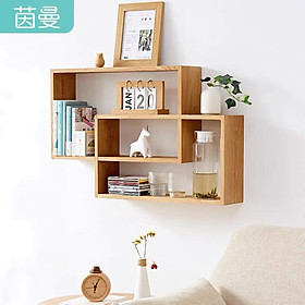 Kệ gỗ trang trí treo tường phong cách Bắc Âu tối giản hiện đại sang trọng gỗ MDF chống ẩm nhập khẩu cao cấp