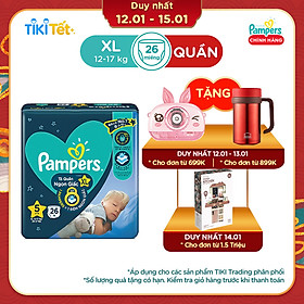 Tã quần Pampers ngủ ngon XL26