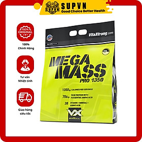 Mega Mass Pro 1350 12lbs (5.4kg) VitaXtrong Sữa Hỗ Trợ Tăng Cân Từ USA