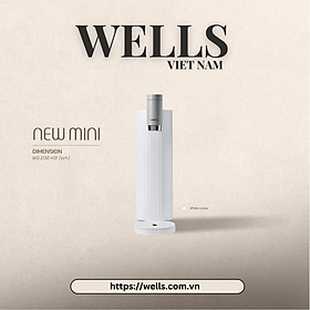 Máy Lọc Nước Wells New Mini, Thiết Kế Nhỏ Gọn, Tankless Không Bình Chứa, Lọc Đa Tầng, Không dùng điện - Hàng chính hãng