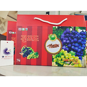 Mua 1 KG NHO KHÔ HÀN QUỐC SẤY TỰ NHIÊN CÓ HỘP ĐẸP QUAI XÁCH