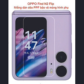 Mua Miếng Dán Dẻo PPF Màng hình phụ dành cho OPPO Find N2 Flip bảo vệ màng hình chống trầy xước