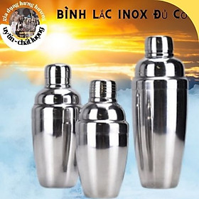 Mua Bình lắc Shaker pha chế cocktail chất liệu inox đủ cỡ (350ml  550ml  750ml) chuyên dụng cụ pha chế bartender