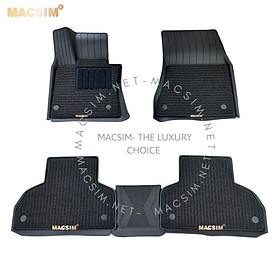 Thảm lót sàn ô tô 2 lớp cao cấp dành cho xe BMW X5 2014-2018 nhãn hiệu Macsim 3w chất liệu TPE