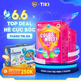 Combo 2 hộp sữa non Colosmulti Pedia Gold hộp 28 gói x 16g dành cho trẻ biếng ăn