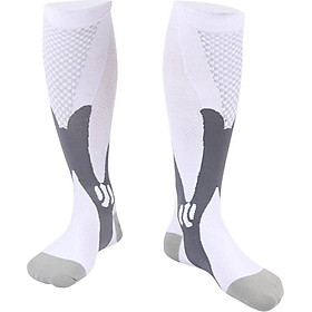 Vớ Nén 1Pair Đầu Gối Cao Stockings Tay áo Vớ Sneaker