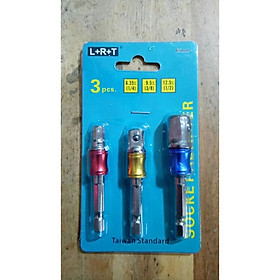 Mua 1/2  1/4  3/8  Bộ khớp nối đầu tuýp đuôi lục giác L+R+T