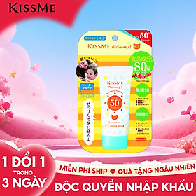 Sữa Chống Nắng Và Dưỡng Ẩm Dành Cho Bé Từ 06 Tháng Tuổi Và Làn Da Nhạy Cảm Kissme Mommy UV Aqua Milk 50 G