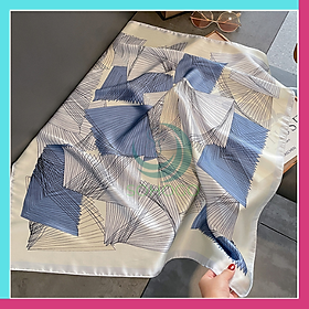 Khăn Lụa Vuông Cao Cấp 70X70 cm Turban Bandana Choàng Cổ, Trùm Đầu Đi Biển, Buộc Tóc, Làm Áo Yếm Thời Trang