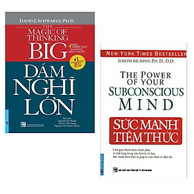 Combo Sách Hay: Sức Mạnh Tiềm Thức (Tái Bản) + Dám Nghĩ Lớn (Tái Bản 2019) - (Bộ 2 Cuốn / Sách Bán Chạy / Sách Dành Cho Người Muốn Thành Đạt /Tặng Kèm Postcard Greenlife)