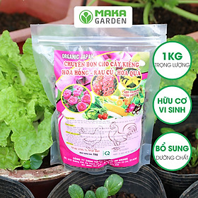 Phân gà hữu cơ Nhật Bản viên nén (1kg)