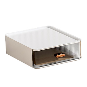 Desktop Sundries Storage Box Bathroom Organizer Container for Desktop Vanity