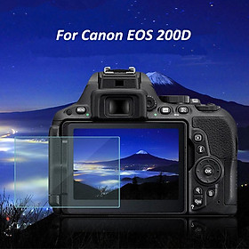 Bảo vệ màn hình LCD kính cường lực cho máy ảnh Canon EOS 200D