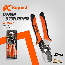 Kìm cắt cáp và tuốt dây điện KAPUSI JAPAN k9101