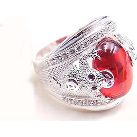 Nhẫn Bạc Nam M155 Chạm Cóc Phong Thủy - Đẳng Cấp - Hút Tài Hút Lộc - Tặng Khăn Lau Bạc Chuyên Dụng