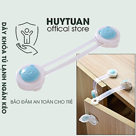 Mua Khóa ngăn kéo/ khóa tủ lạnh loại bền  chắc - Dây khóa an toàn cho tủ đồ/ ngăn kéo/ tủ lạnh