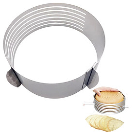 9-12 Inch Cake Cutter Slicer Stainless Steel Adjustable Layered Cake Cutter Slicer Mousse Cake Cutter Baking Mold Pastry